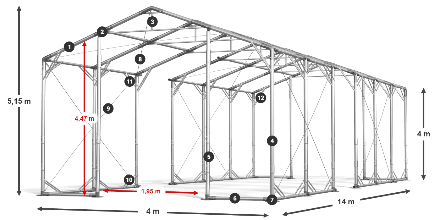 POLAR PLUS legenda 2,5m-4m