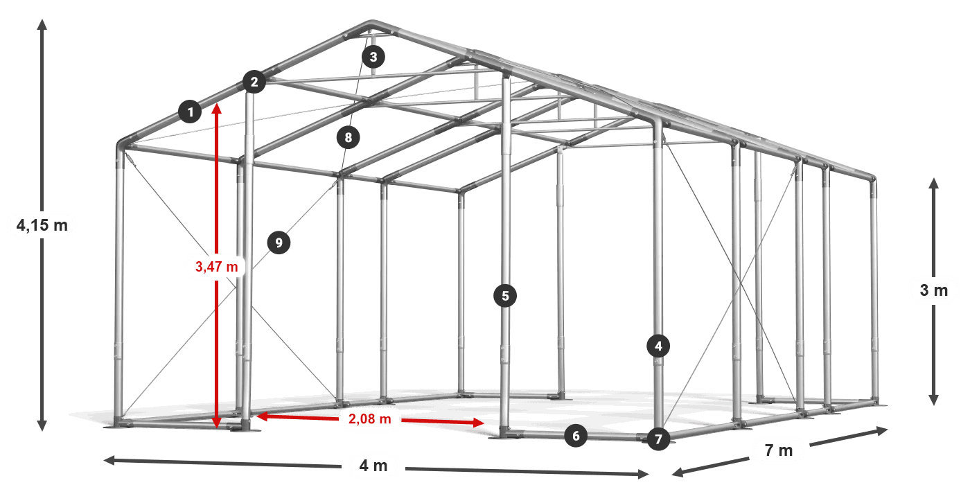 WINTER PLUS legenda 2,5m-4m