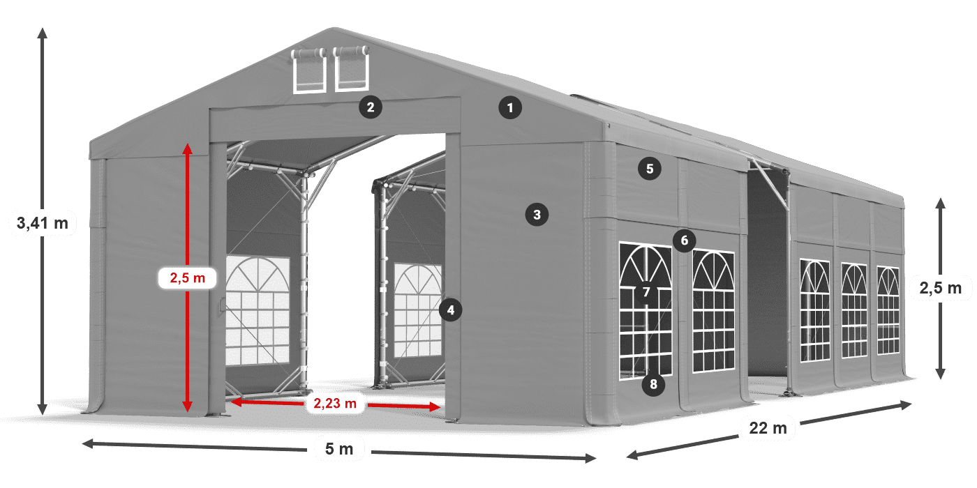 IMS 580 PVC legenda 2,5 m