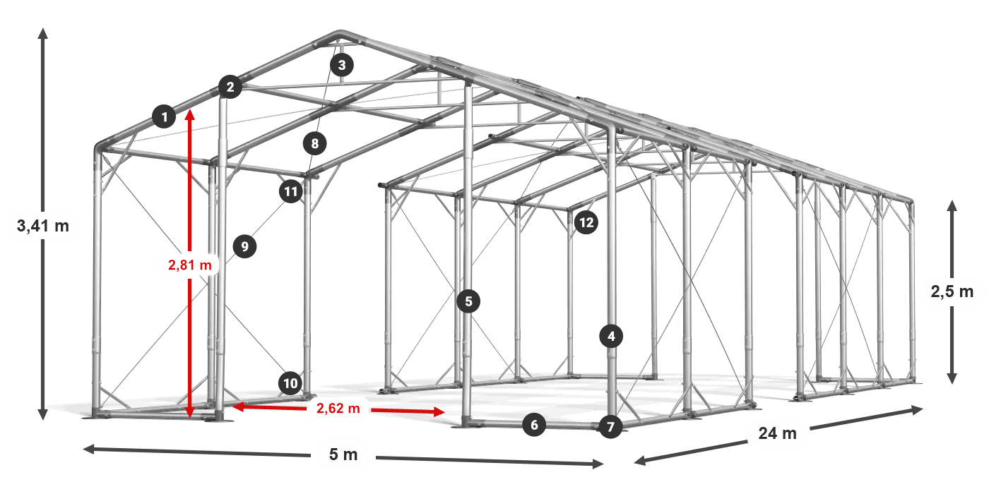 POLAR legenda 2,5m-4m