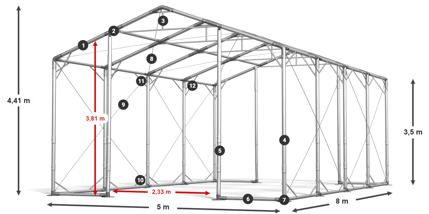 POLAR legenda 2,5m-4m