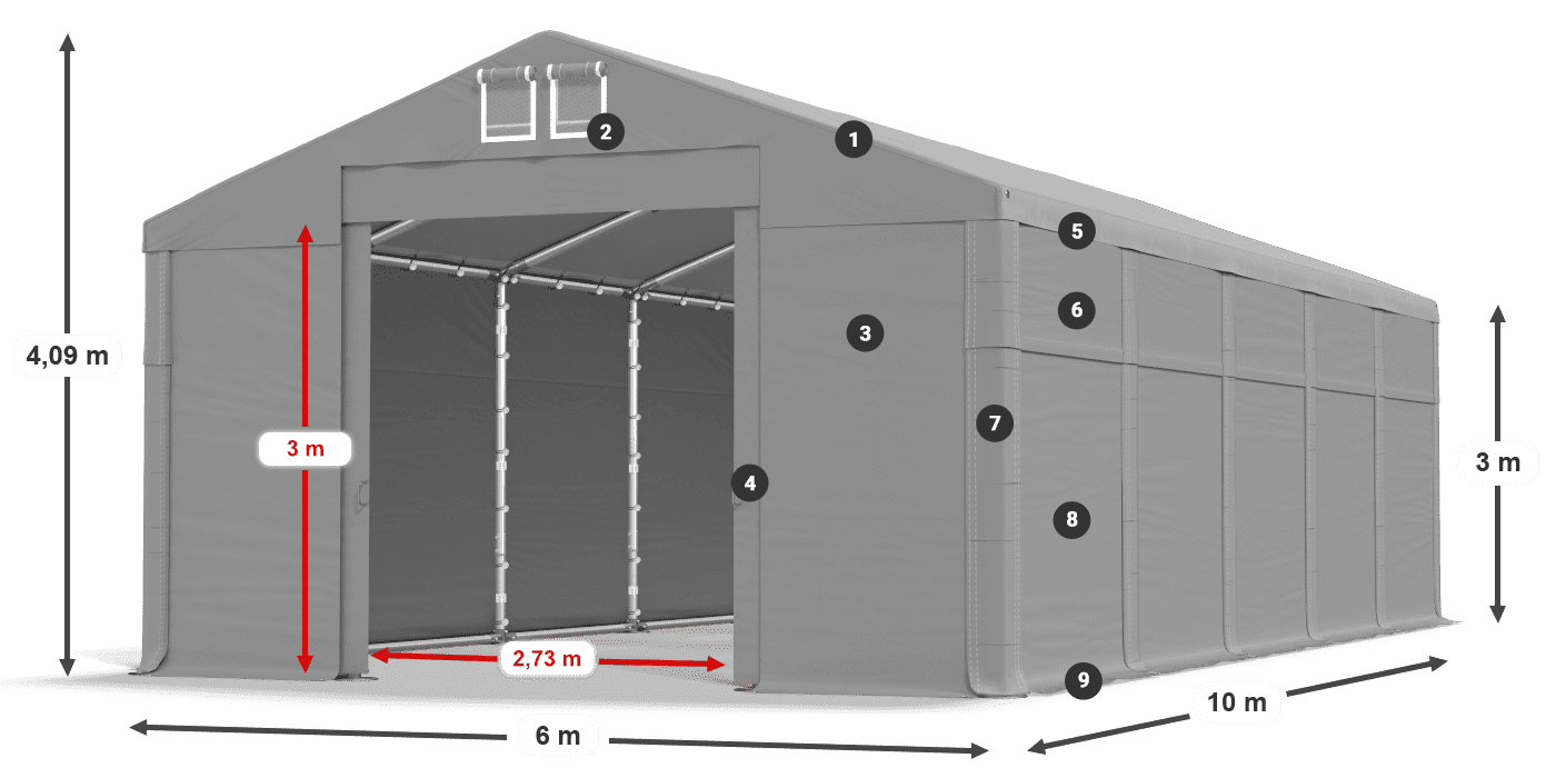 MFR 620 PVC legenda 3m